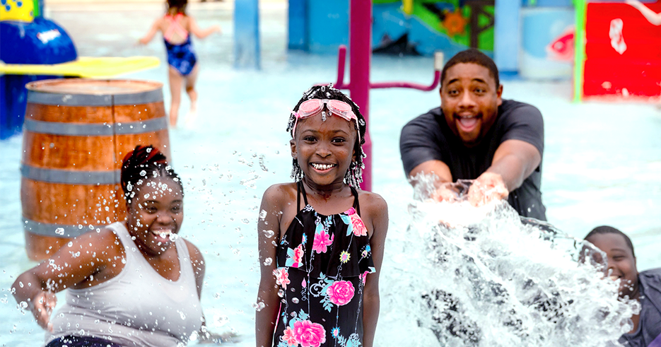 Family Pool Fun